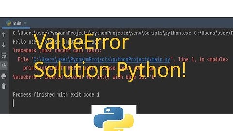 [2023] Python Value Error Fixed! Python Error!
