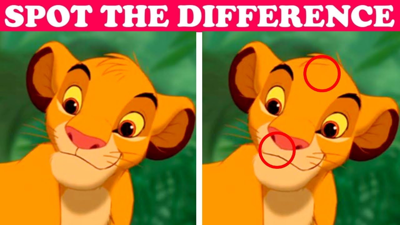Spot the Difference: The Lion King (Part 2)