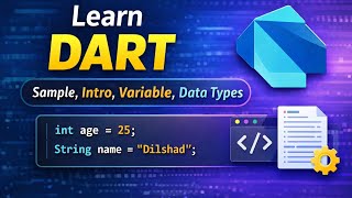 Dart programming introduction ||Variable & Data Types || in Hindi || Learn Dart || Dart tutorials||