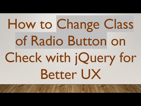How to Change