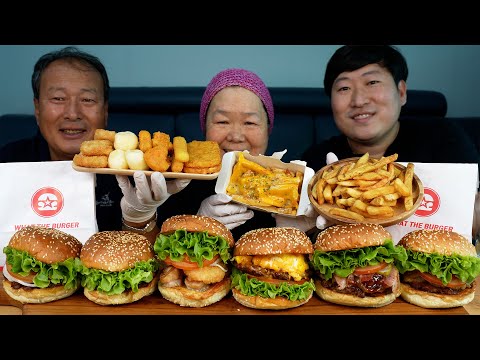 ~ (Thick Handmade <strong>Burger</strong>) 요리&amp;amp;먹방!! - Mukbang eating <strong>show</strong>