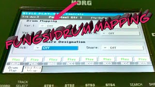 Fungsi dan penjelasan Drum mapping KORG pa600