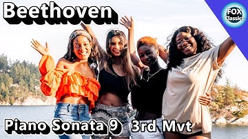 Beethoven Piano Sonata 9 (3rd Mvt) Music Video - Rondo - Allegro comodo