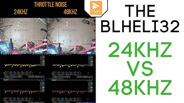 Should you increase Blheli_32 PWM Frequency to 48khz ?? // Lets find out