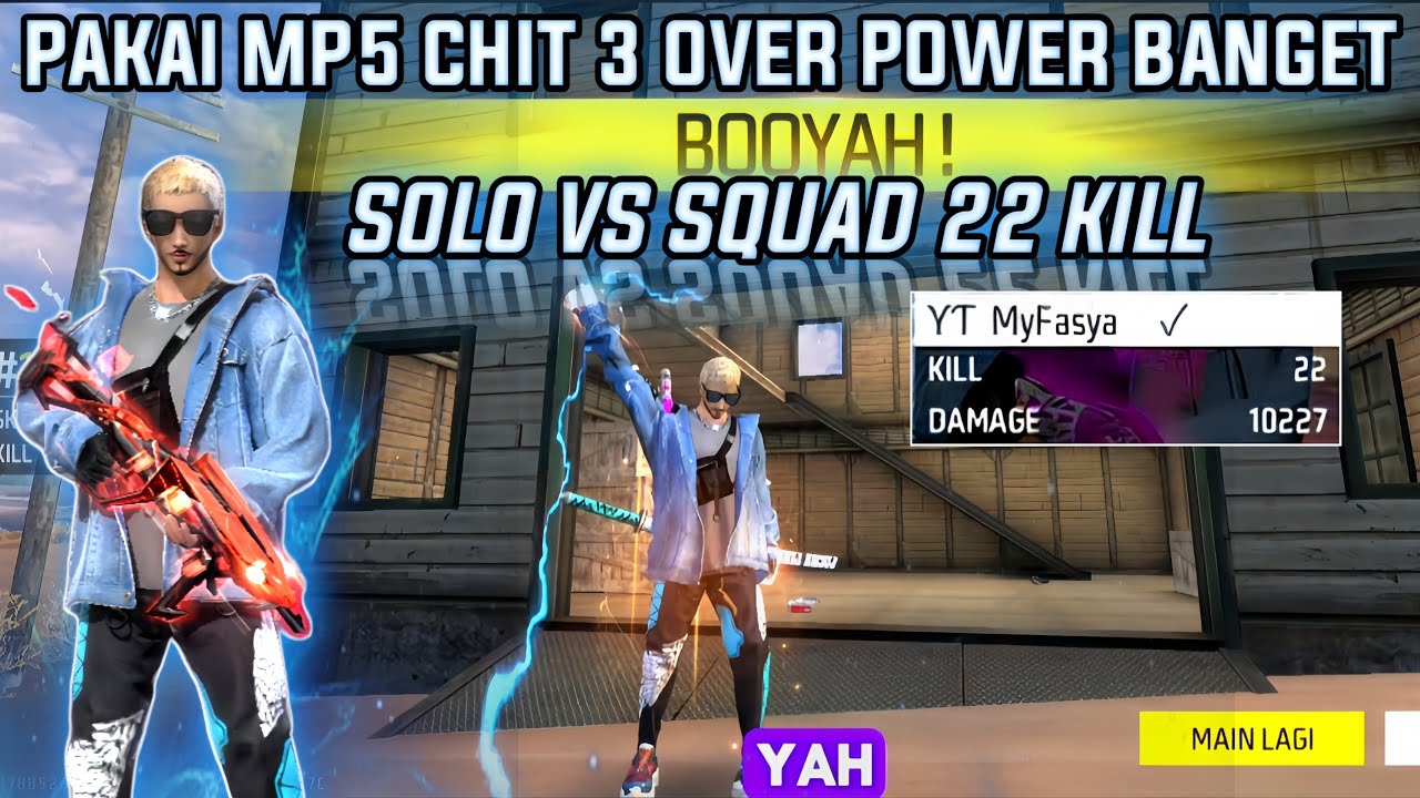 SOLO VS SQUAD 22 KILL PAKAI BUNDLE KECE TERBARU GARENA FREE FIRE - YouTube