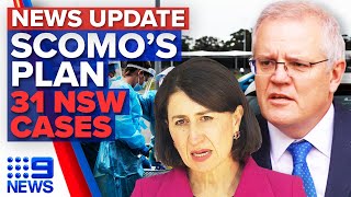 PM unveils four-point plan out of pandemic, NSW records 31 COVID-19 cases | 9 News Australia