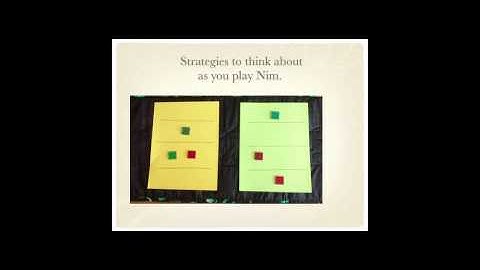 Strategy Game NIM for Grades K-12