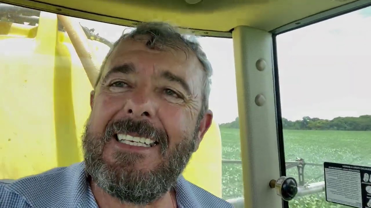 Testando bico cônico cheio,cônico vazio no john Deere.