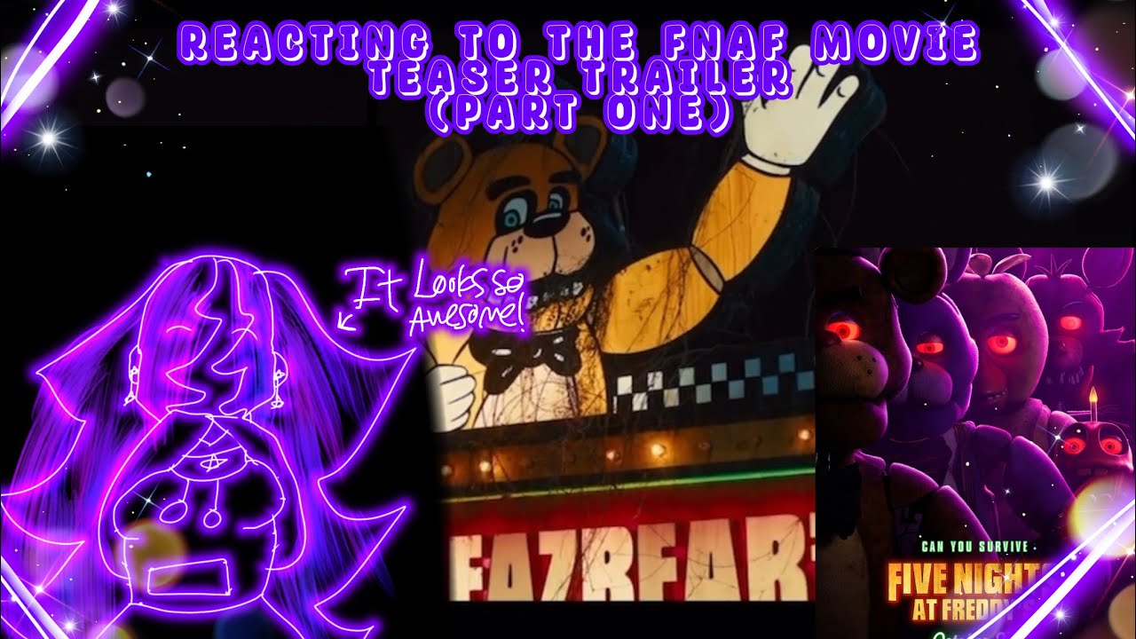 Reacting to the FNaF movie Teaser Trailer | (Part 1) | Voice Reveal ...
