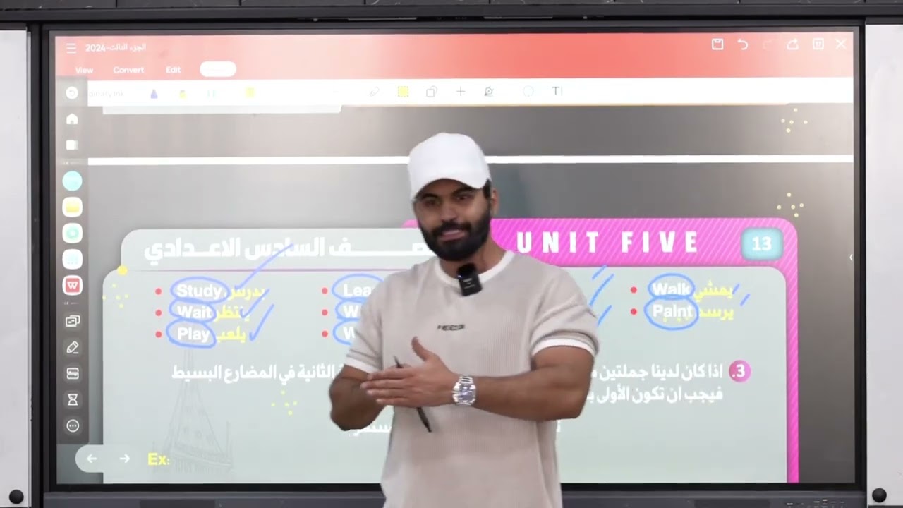 الدوره الالكترونيه ٢٠٢٤ / انكليزي سادس اعدادي / يونت ٥ / درس ٦ / الاستاذ علاء السعداوي