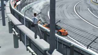 rFactor 2 Irwindale drift testing