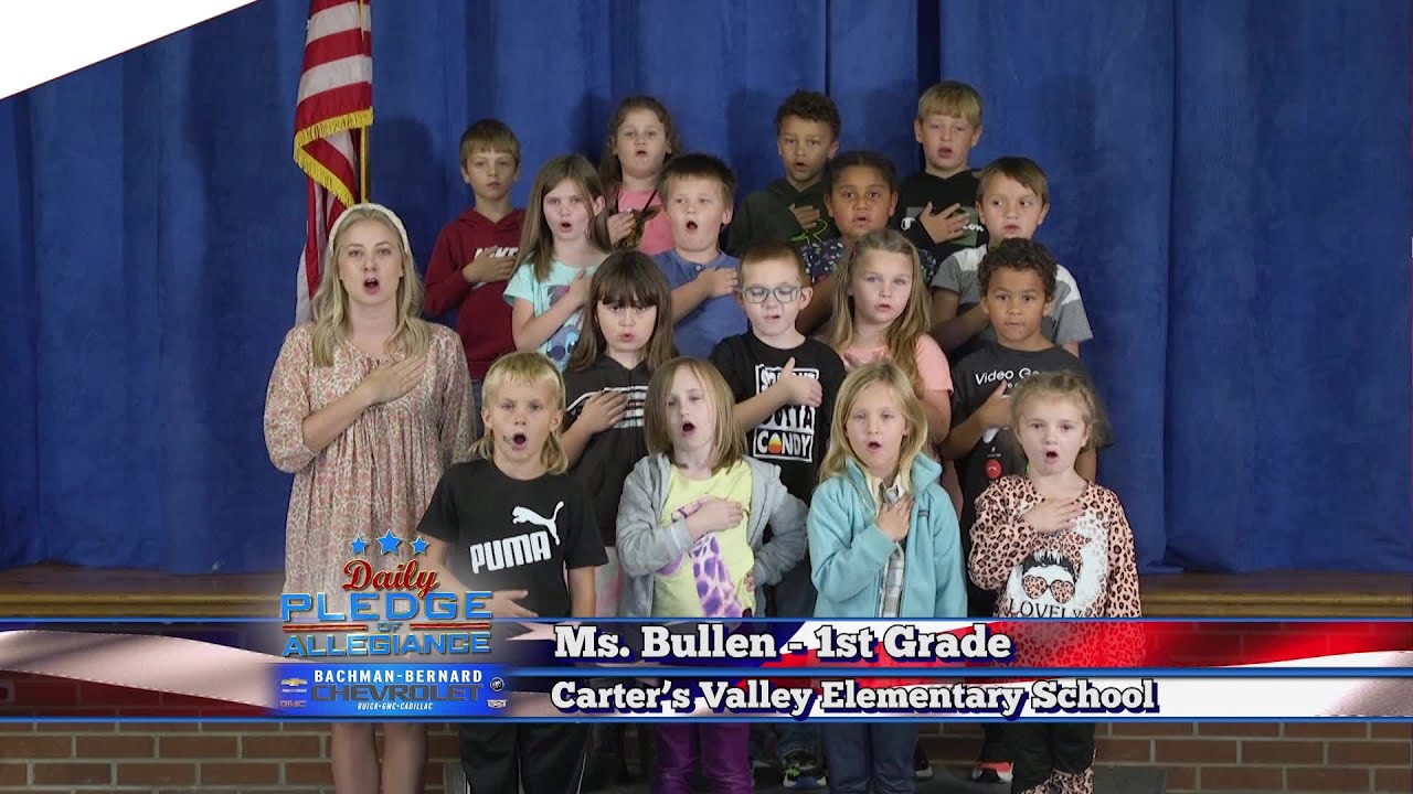 Daily Pledge Carter’s Valley Elementary YouTube