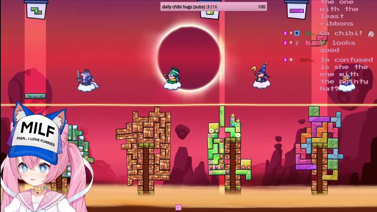 Chibidoki Minigames #2 Tricky Towers + Ultimate Chicken Horse + Mario Party Superstars #2