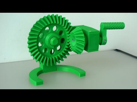 3D Printed Bevel gears by docers