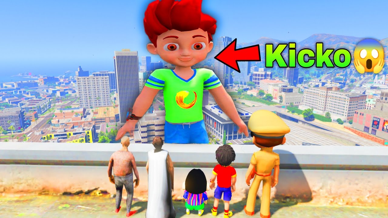 LITTLE SINGHAM WITH SHIVA SHINCHAN FOUND BIGGEST EVER KICKO IN GTA 5