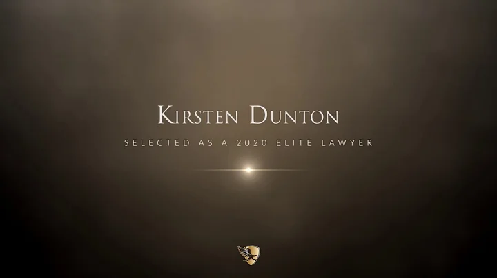 Kirsten Dunton 2020 Elite Lawyer Video