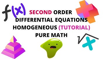 SECOND ORDER  DIFF.EQ PART 3| HOMOGENEOUS TUTORIAL|CAPE UNIT 2 MODULE 3