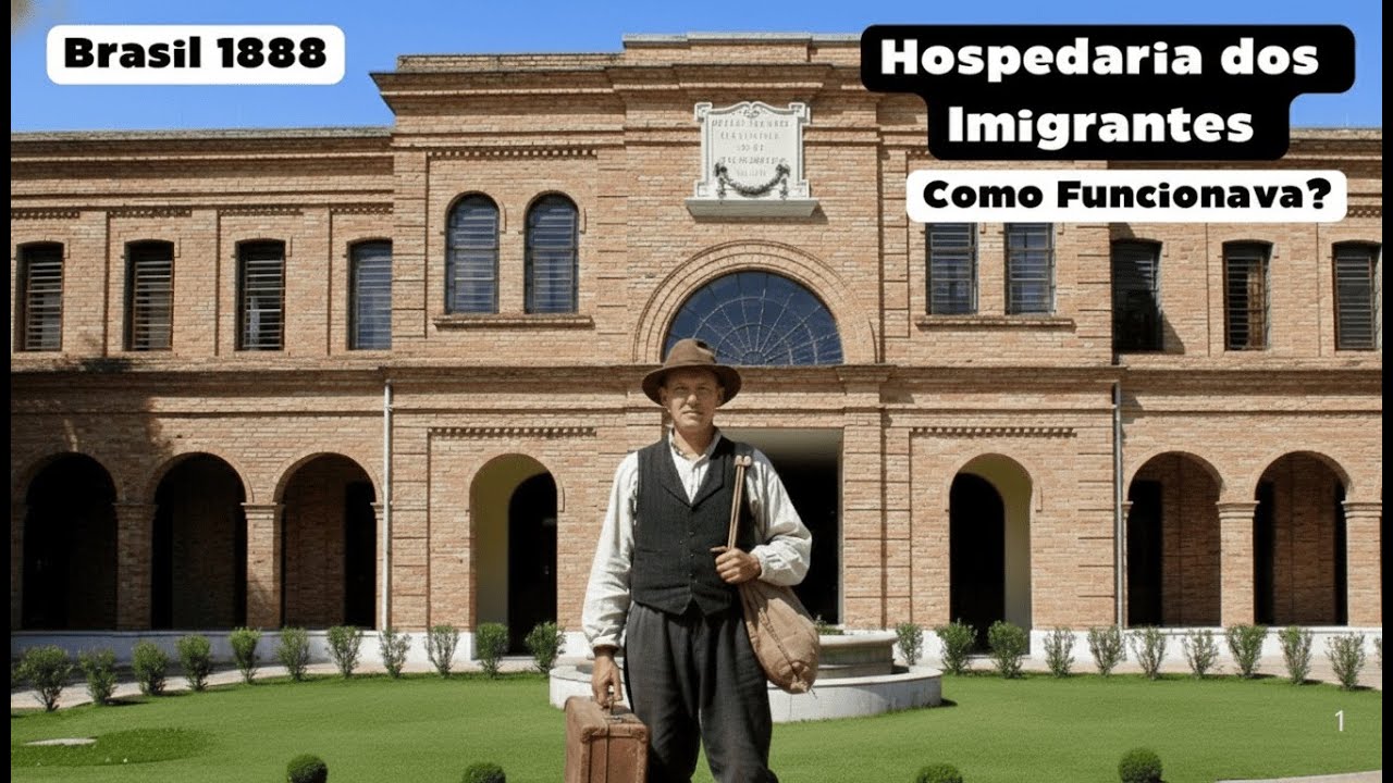 BRASIL 1888: Como funcionava a Hospedaria de Imigrantes do Brás, em São Paulo? (Imersão IA)