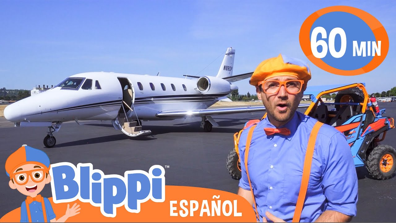 Blippi explora un avión privado | Aprende con blippi | Videos educativos para niños