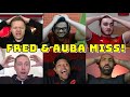 BEST COMPILATION | FRED &amp; AUBAMEYANG MISS | LIVE REACTIONS FANS CHANNEL