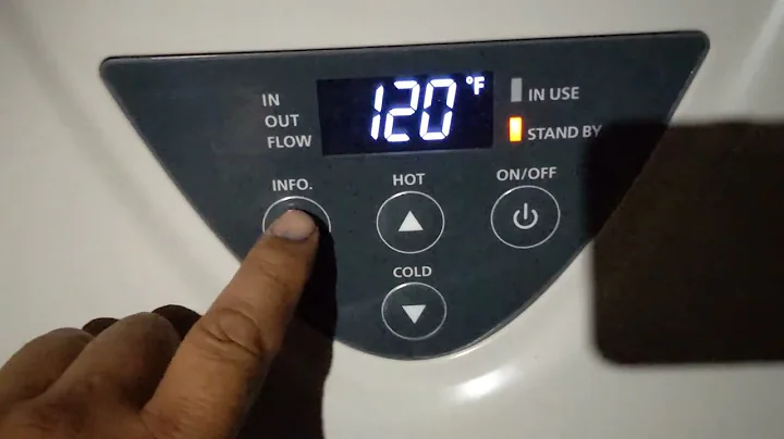 AOSMITH SIGNATURE TANKLESS WATER HEATER part 1