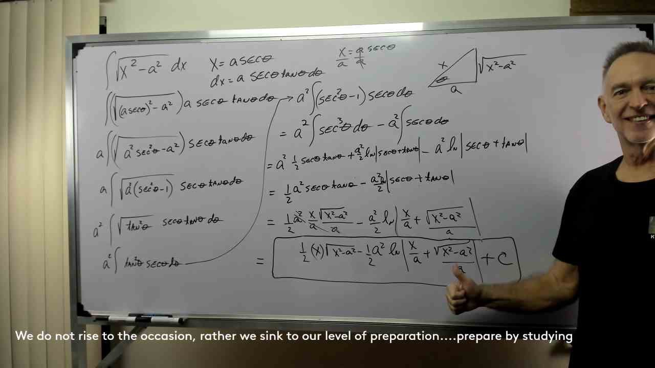 Calculus 2 Integral Of Sqrt x 2 a 2 Dx Part 2 Of Where Did That calculus-2-integral-of-sqrt-x-2-a-2-dx-part-2-of-where-did-that