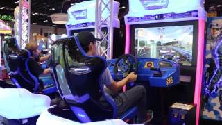 Storm Racer G Motion at IAAPA 2016 | Sega Amusements screenshot 2