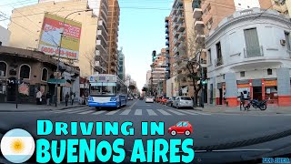 Driving in Buenos Aires (from Villa Urquiza to Belgrano)
