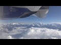 Buddha air  atr 72500 takeoff and landing from kathmandu mount everest and cockpit view
