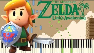 The Legend of Zelda: Link&#39;s Awakening - Ballad of the Wind Fish [Piano Tutorial] (Synthesia)