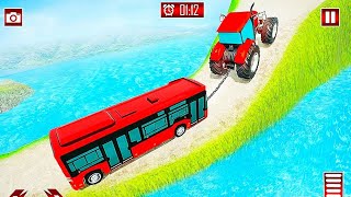 Offroad chained tractor fowing resque simulator Android gameplay screenshot 3