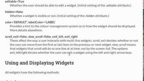 Python [npyscreen] 05 Beginning Widgets