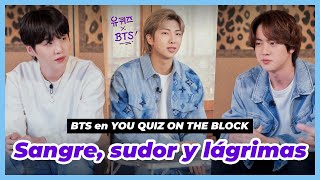 EMOTIVA ENTREVISTA de BTS en YOU QUIZ ON THE BLOCK (en español)