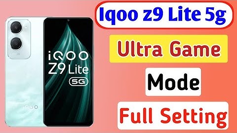 Iqoo z9 Lite 5g ultra game mode/Iqoo z9 Lite 5g game mode enable kaise kare,game mode kaise lagaye