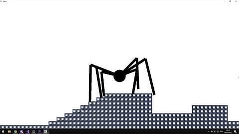 procedurally animated spider with inverse kinematics