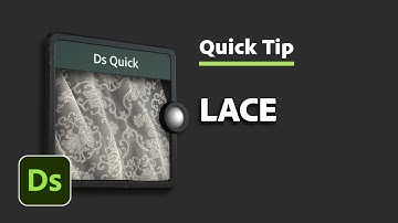 Lace | Designer Quick Tip #23 | Adobe Substance 3D