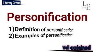 Personification/Definition|Examples||Urdu &amp;Hindi #literary_terms #literarydevices#personification