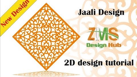 2D Design in CorelDraw | CorelDraw Tutorial for beginner | Easy step for drawing # ZMS DESIGN HUB
