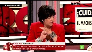 Rosa Paz: "León de la Riva es un machista, empedernido, reincidente e imprensentable"
