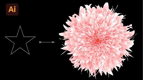 Illustrator Tutorial : How to Create Beautiful Vector Design Flower in Illustrator