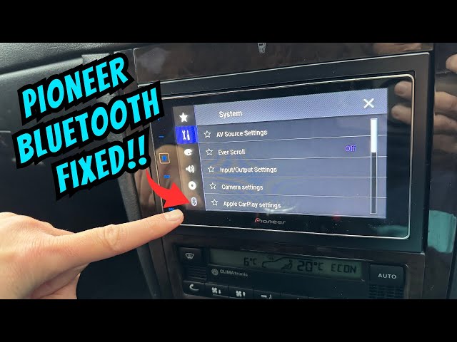 Pioneer Avh 120Bt Troubleshooting