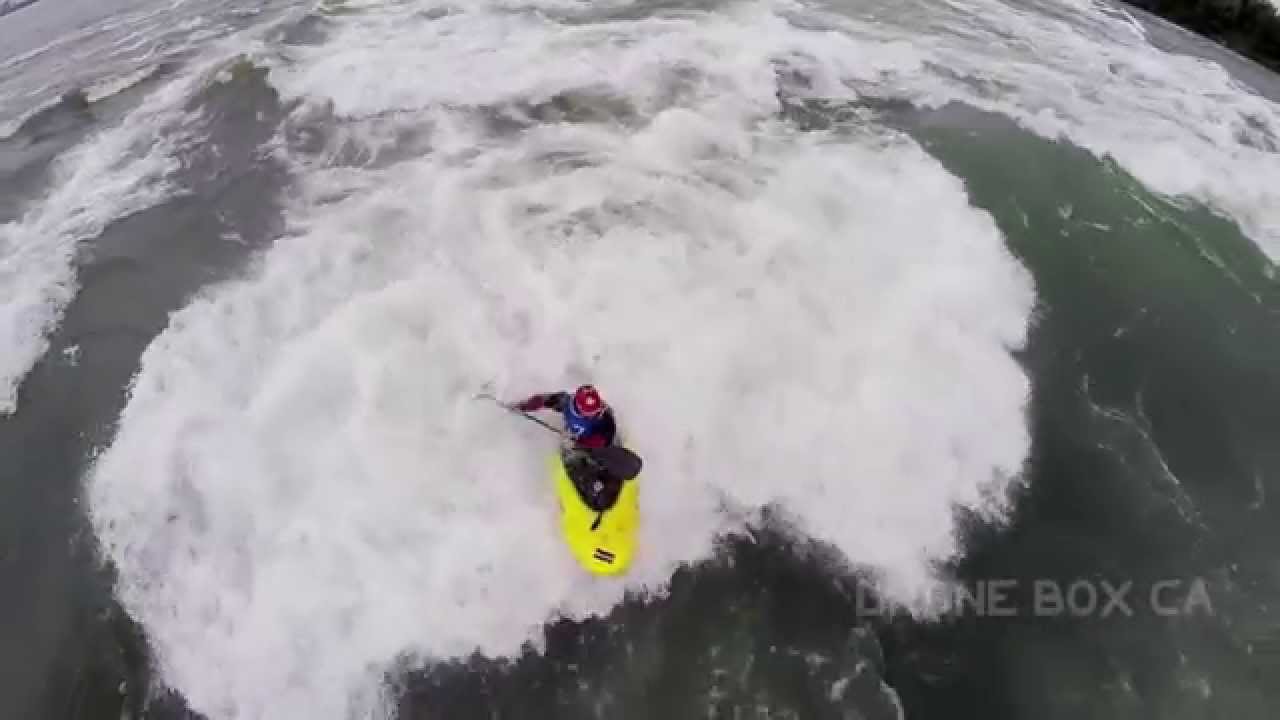 DRONE BOX.CA For Mobile Montréal en Eau-Vive international Withewater kayaking Montréal kayak drone