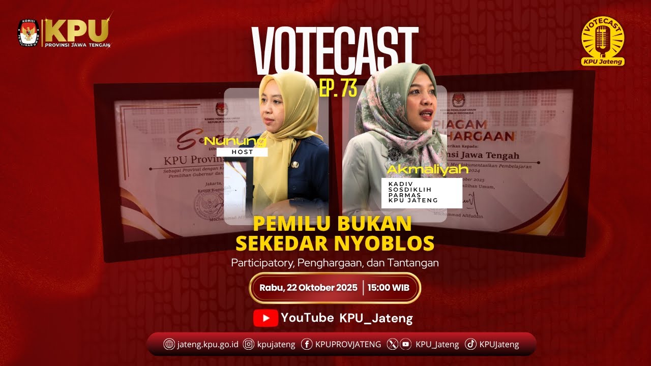 VOTECAST EP 73 : PEMILU BUKAN SEKEDAR NYOBLOS 