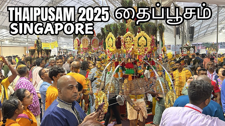 THAIPUSAM SINGAPORE 2025 // தைப்பூசம் 2025   4K