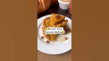 🎃PUMPKIN WAFFLES #traderjoes #traderjoesfinds #shortsvideo #pumpkinseason #pumpkin