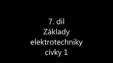 Co je cívka v elektrických obvodech?