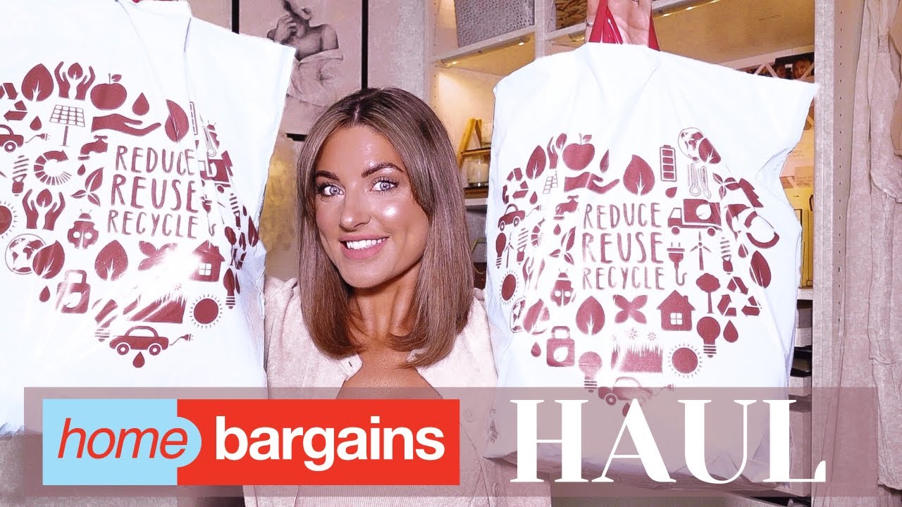 HUGE HOME BARGAINS HAUL JUNE 2021 || Bathroom Decor, Cleaning, Beauty & Haircare!