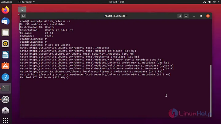 How to Install Filezilla application On Ubuntu 20.4.1