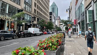 Exploring Downtown Montreal | Sainte-Catherine Street Walk🚶🏻‍♂️🏙️ 🇨🇦