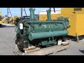 Old DETROIT DIESEL ENGINES Cold Starting Up and Loud Sound